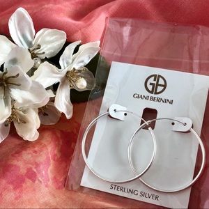 Giani Bernini sterling silver hoops earrings